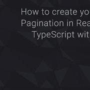 How To Create Your Own Pagination In React And TypeScript With Tests Part 1