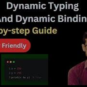 Dynamic Typing And Dynamic Binding In Python With Examples Python Tutorial 2025