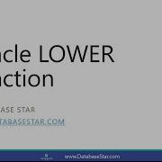 Oracle LOWER Function