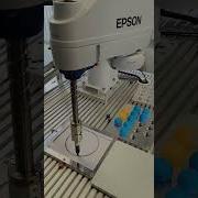 Epson Scara Robot Drawing Curved Lines At Epson MS Academy EpsonDeutschland Epson Robot