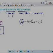 Multiplying Conjugate Binomials Multivariate
