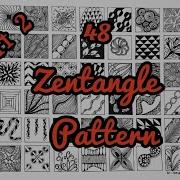 48 Easy Zentangle Patterns Part 2 48 Doodle Patterns Part 2 Zentangle Unconditionallineart