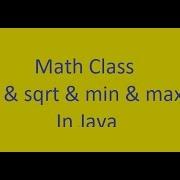 Java Basics Course 22 Math Class Abs Sqrt Min Max ENGLISH