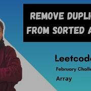 Удаление дубликатов из отсортированного массива II Leetcode 80 Массив