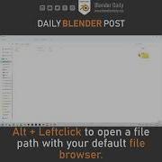 Open Any File Path In The File Browser In Blender