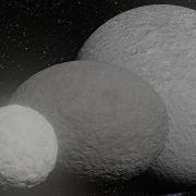 Asteroid Size Comparison 3D 4K 60FPS