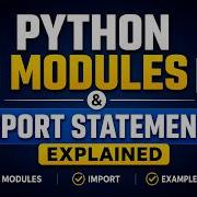 Python Modules And Import Statements Explained Python PythonModules PythonTutorial LearnPython