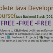 Java Backend Developer Roadmap 2025 Step By Step Guide For Beginners To Advanced