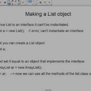 List Interface