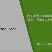 Spring Boot ConfigurationProperties PART 1 Simple Programming