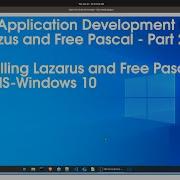 Installing Free Pascal Lazarus On Microsoft Windows 10