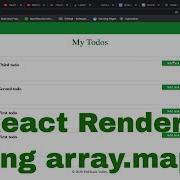 How To Render An Array Of Todo Objects In React React Hooks Context Best To Do List App 16