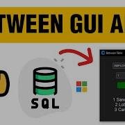 Between GUI APP MSSQL With Python Customtkinter Lesson 7