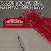 Прецизионный транспортир для деревообработки Woodpeckers Woodworking Tools