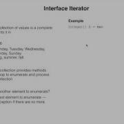 Iterator Iterable 1 Interface Iterator