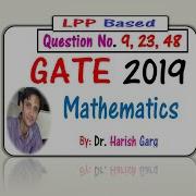 LPP Based Questions 9 23 48 GATE 2019 Mathematics