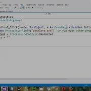 How To Run The Process With Arguments From VB NET 2012