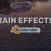 Animated Rain And Splash Effects Blender 3D Tutorial