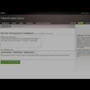 Anonymous Feedback System Tutorial TribeHR
