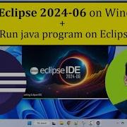 Как установить Eclipse IDE 2024 06 на Windows 11
