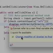Android Application Development Tutorial 29 Set Gravity Within Java YouTube