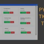Python Project Create A To Do List Project In Python Tkinter Python Tasks Management Project
