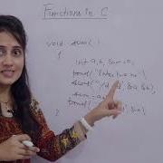 C 85 Function In C Part 2 Function Declaration With Program