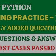 Coding Practice 10A Python CCBP 4 0 Newly Added Questions