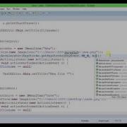 Java Swing Text Editor Part 5