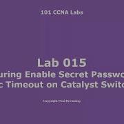 13 Enable Secret Password And Exec Timeout