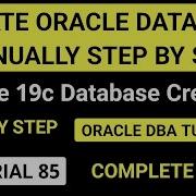 Create Oracle Database Manually Step By Step Guide