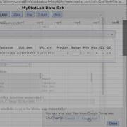 Summary Statistics In Statcrunch