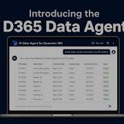 Introducing The D365 Data Agent