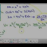 Maximizing Volume With Cost Constraint