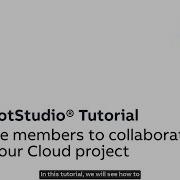 RobotStudio Cloud Tutorial Invite Members To Collaborate
