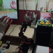 Hand Controlled Robotic Arm Using Webcam