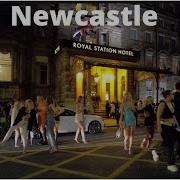 Newcastle UK Nightlife Saturday Night 4K