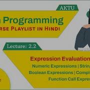 Expression Evaluation In Python Different Types Of Expressions And Their Evaluation AKTU