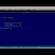 Stuktur Program Array 1 Dimensi Dalam Bahasa Pascal Menggunakan Free Pascal IDE