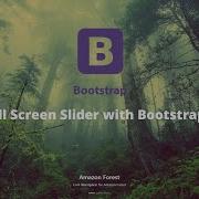 Full Screen Slider With Bootstrap 4