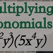 Multiplying Monomials
