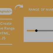 Creating A Custom Range Slider With HTML CSS And JavaScript Step By Step Tutorial