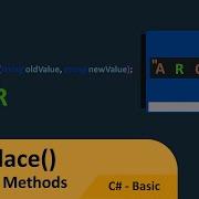 C Tutorial Basic 050 String Methods Replace