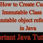 How To Create Immutable Class In Java User Defined Custom Immutable Class In Java