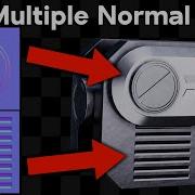 Как смешать несколько карт нормалей урок по Blender