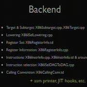 2009 LLVM Developers Meeting Tutorial Building Backend In 24 Hours