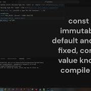 What Are Mutable Immutable Const Variables In Rust