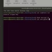 A Simple Bash Command To Encrypt And Decrypt Text File