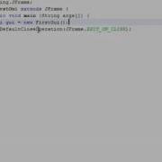 Java GUI Tutorial 1 Creating The Window