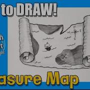 How To Draw A 3 D Scroll Treasure Map Art With Albright Step By Step